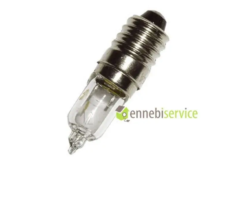 Mini lampada alogena 5.2v 0.85a e10 Universale