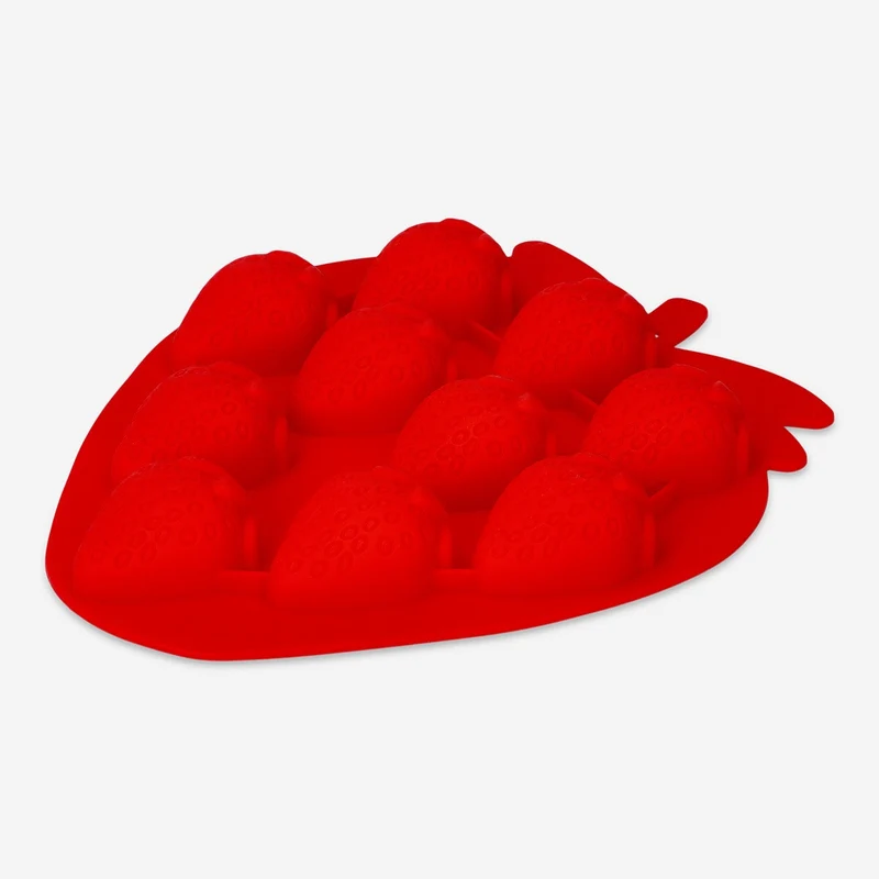 Strawberry ice cube tray