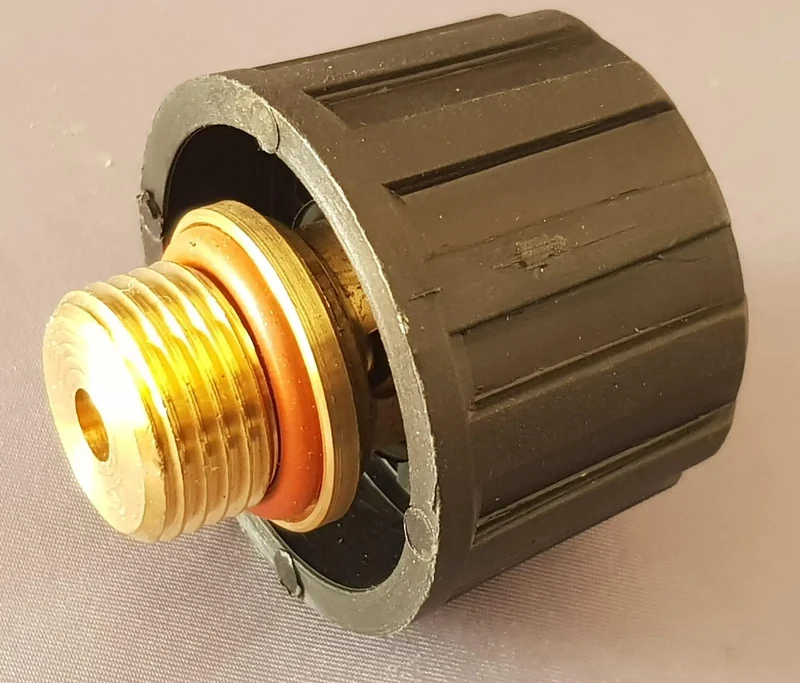 Tappo caldaia maschio 1/2 completo di guarnizione taratura 4.5 bar Micromic