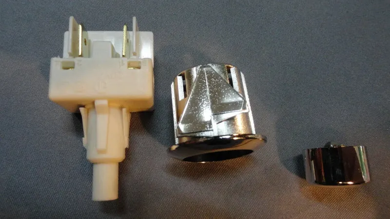 Interruttore bipolare per cornice a cava ovale 16a, 250v, 4 contatti per Lelit, Quick Mill, Ariete.