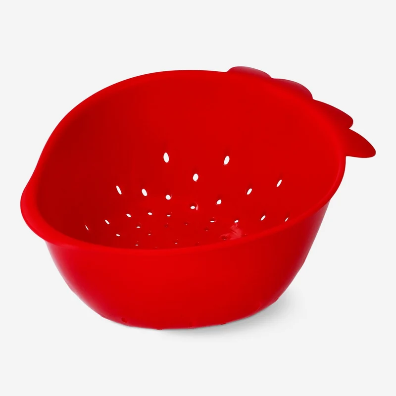 Strawberry shaped colander