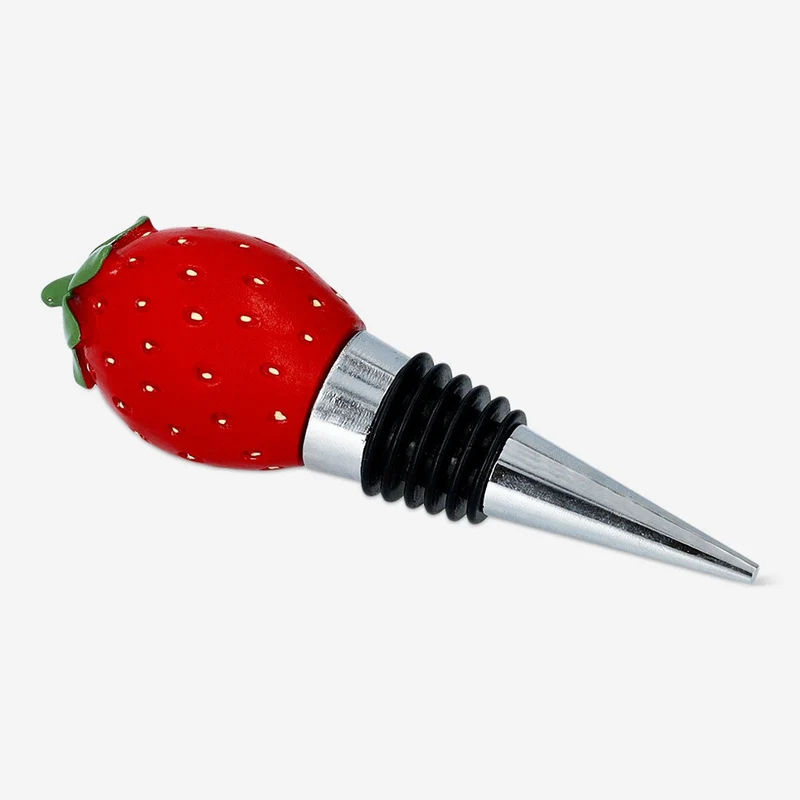 Strawberry wine stopper