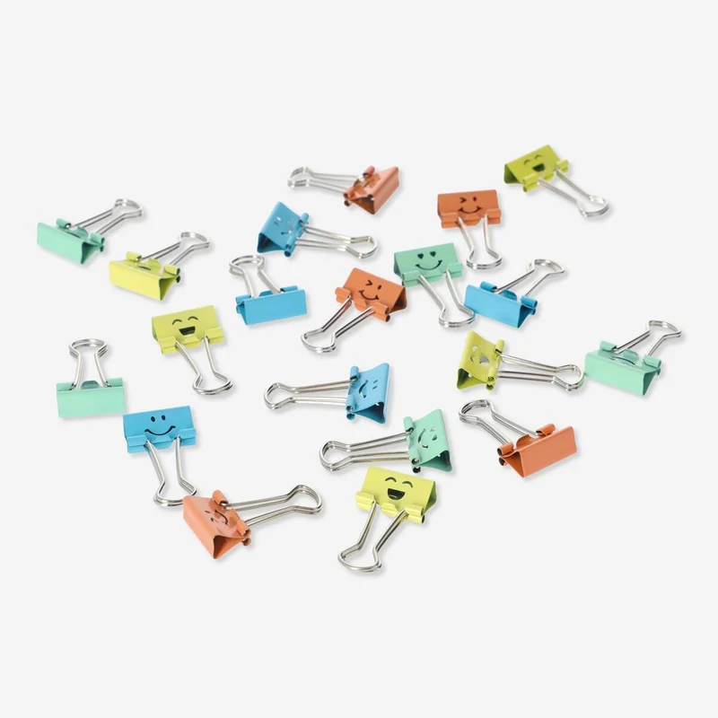 Foldback clips. 20 pcs