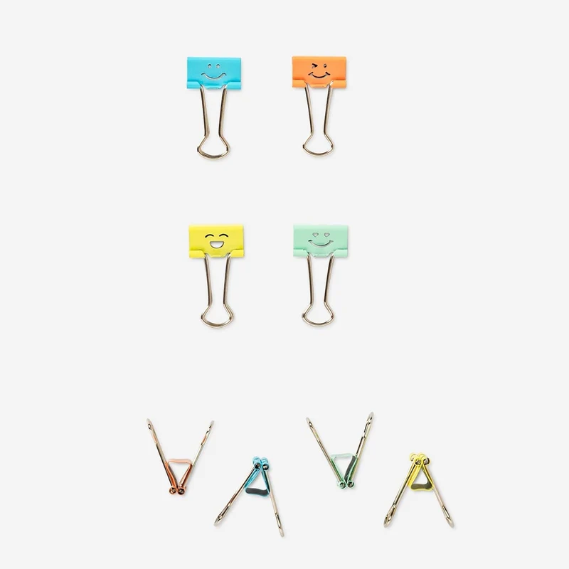 Foldback clips. 20 pcs