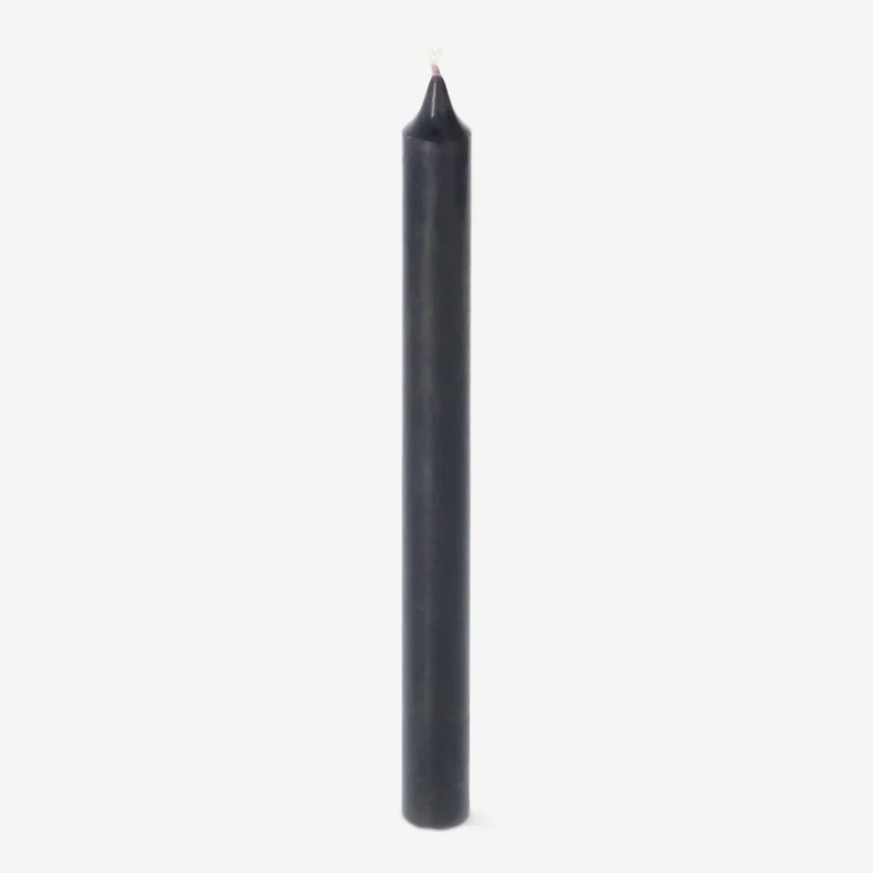 Black Dinner Candle - 24 cm