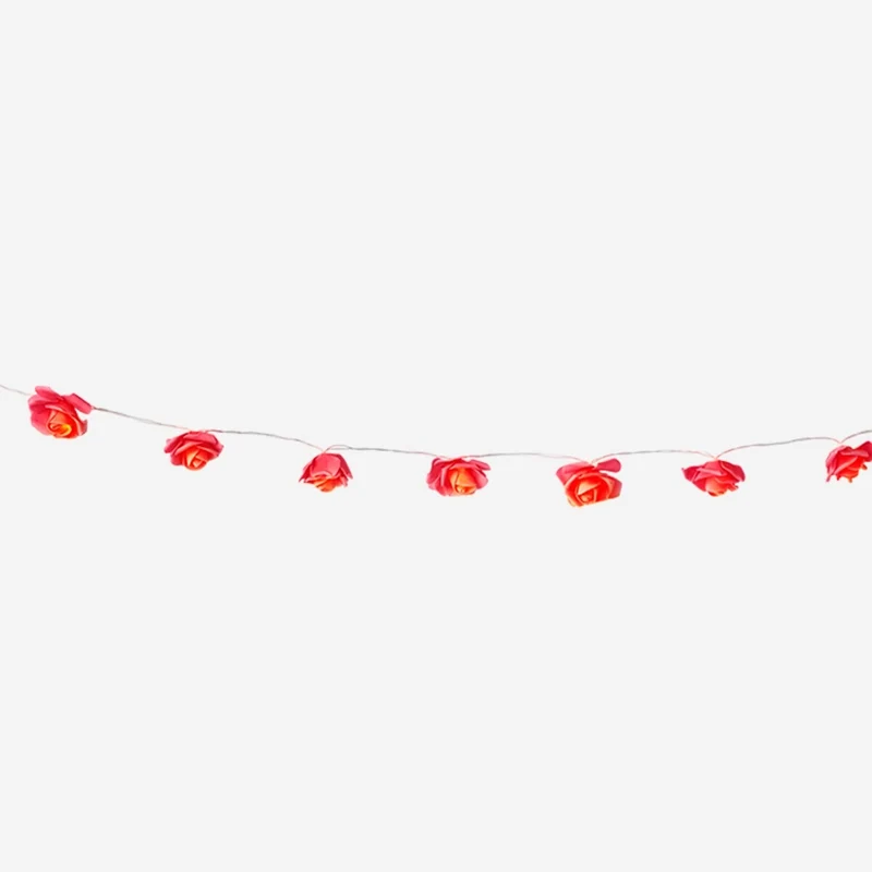 Rose string lights. 285 cm
