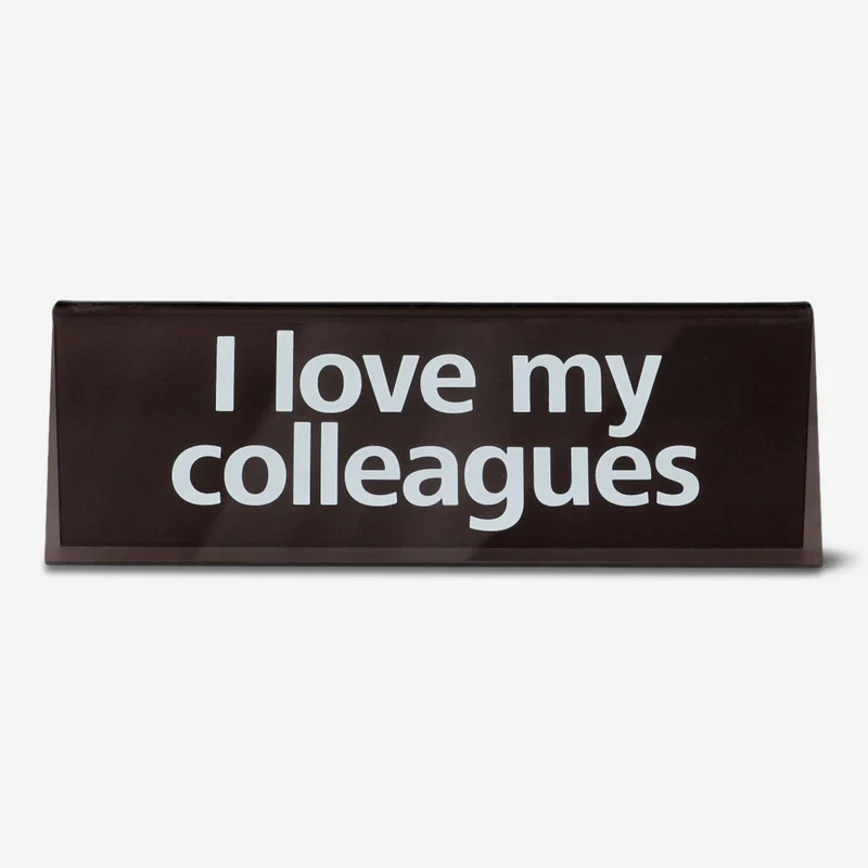Desktop sign