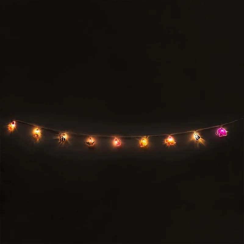 Animal string lights. 262 cm