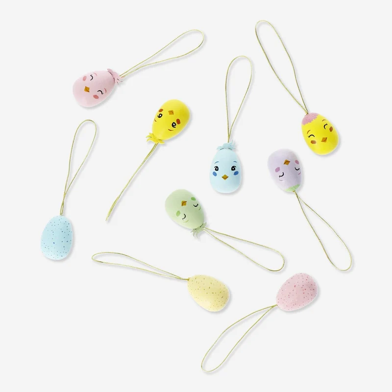 Easter ornaments. 9 pcs
