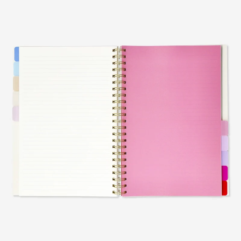 Notebook with page markers. A4