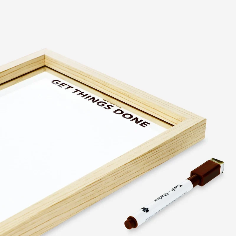 Planner board. With marker