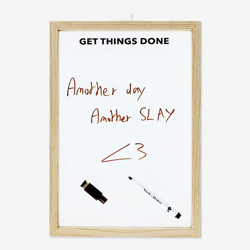 Planner board. With marker
