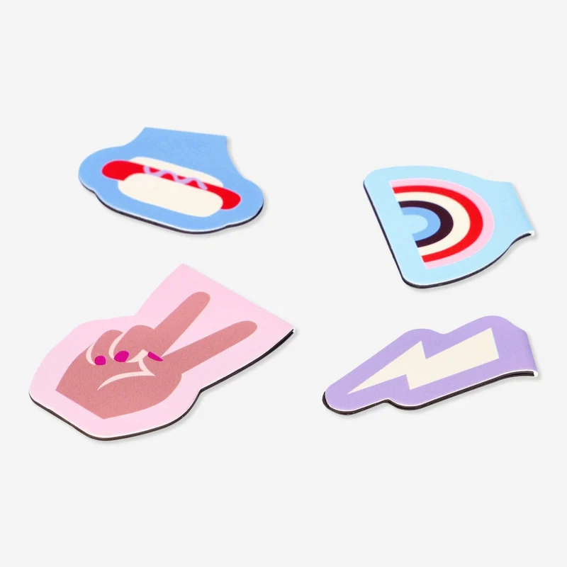 Magnetic bookmarks. 4 pcs