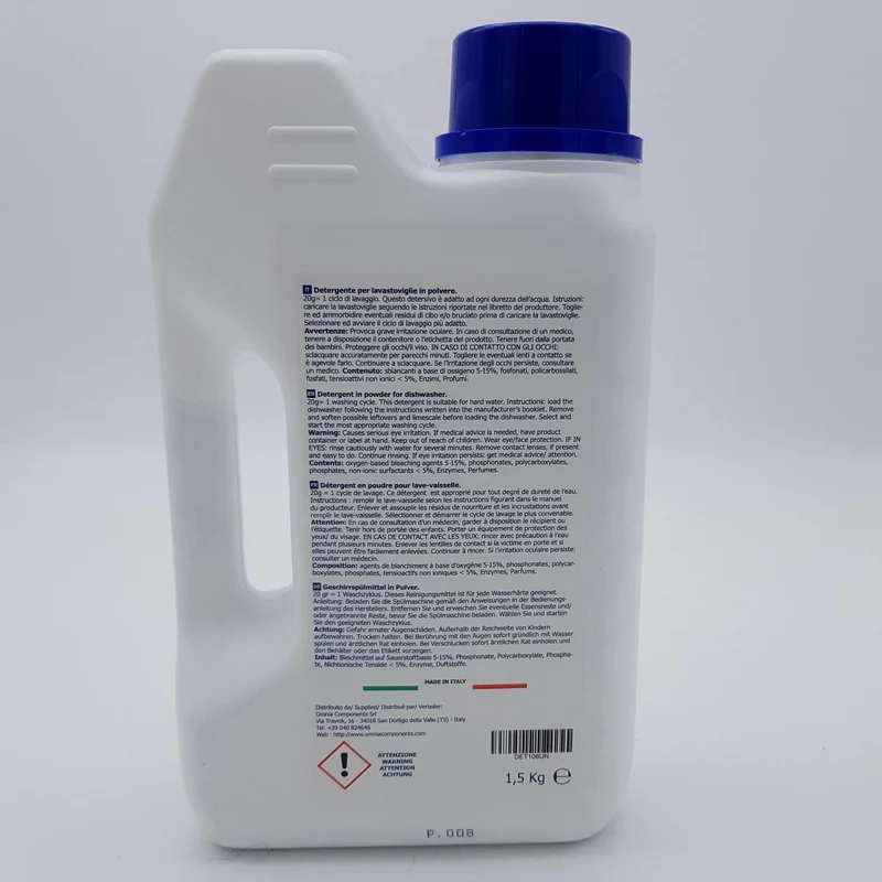 Detersivo lavastoviglie polvere 1.5 kg Skl