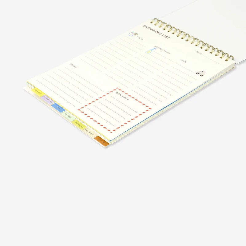Notepad with to-do lists