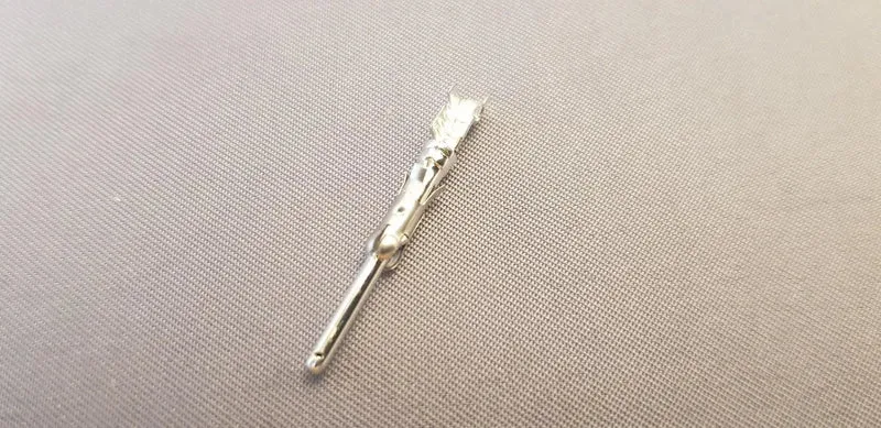 Faston maschio nichelato attacco unico pistola vapore Unitekno