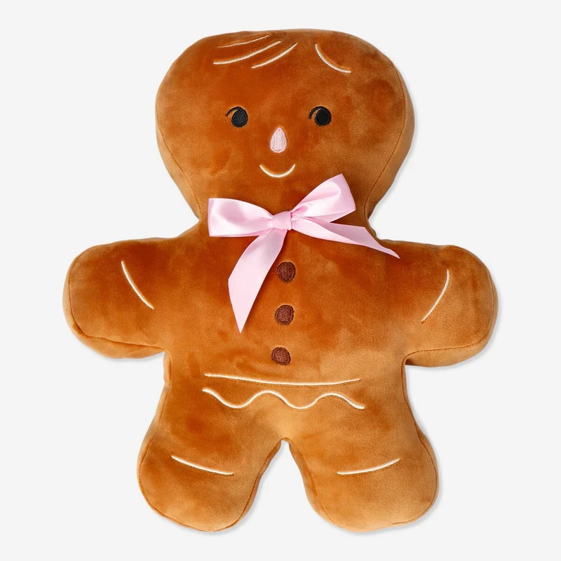 Gingerbread man cushion