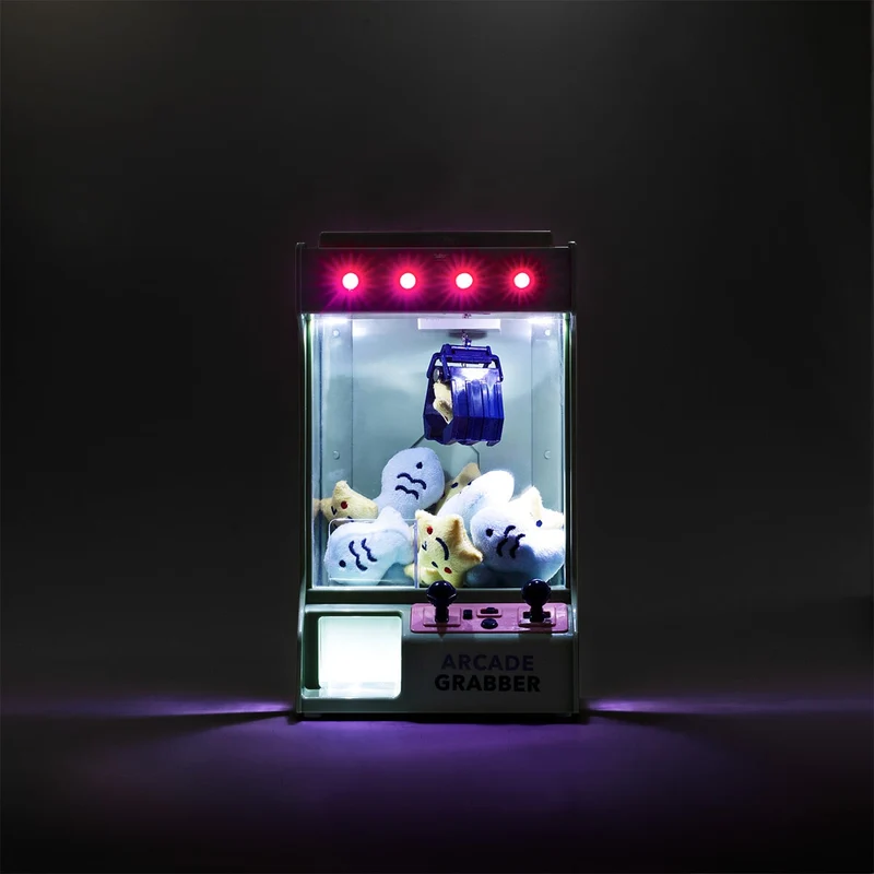 Toy grabber with led lights and sound