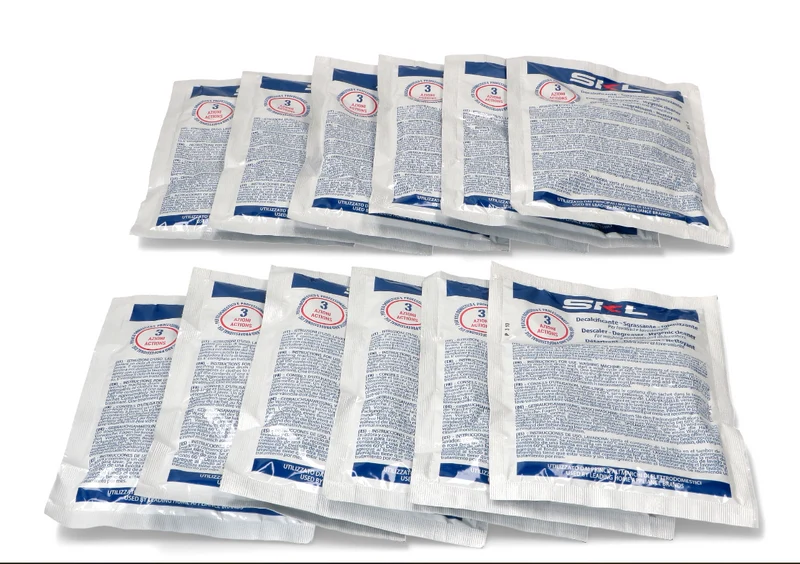 Kit Pulizia Profonda Lavatrice e Lavastoviglie – 12 buste da 50 g – SKL