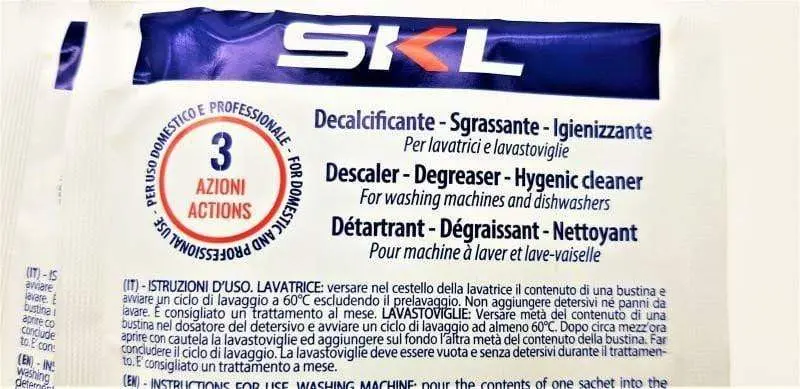 Kit Pulizia Profonda Lavatrice e Lavastoviglie – 12 buste da 50 g – SKL