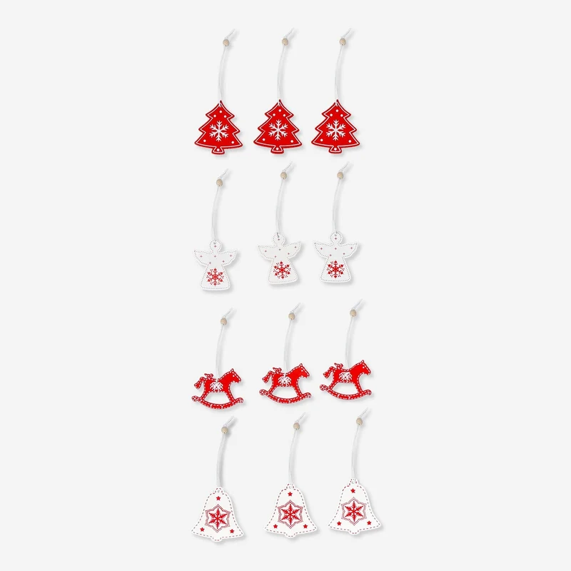 Christmas ornaments. 12 pcs
