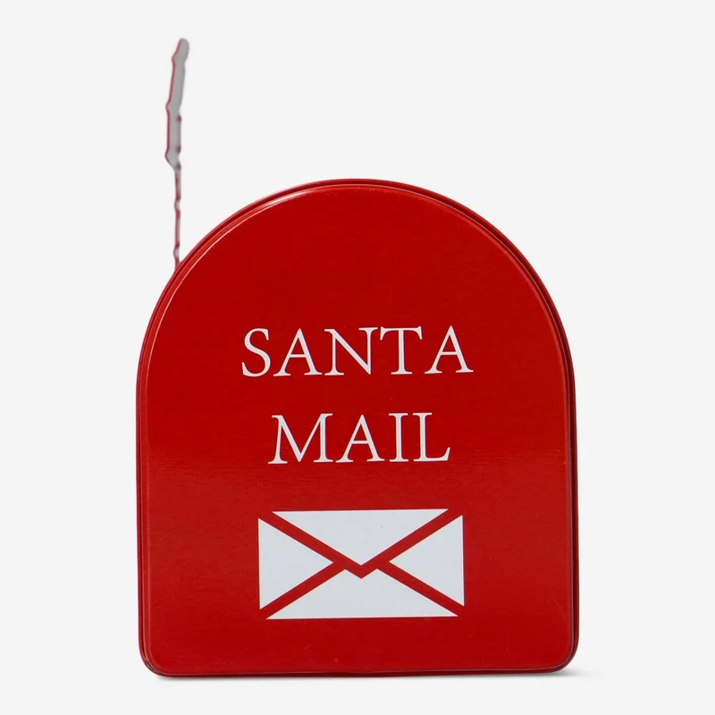 Decorative red letterbox