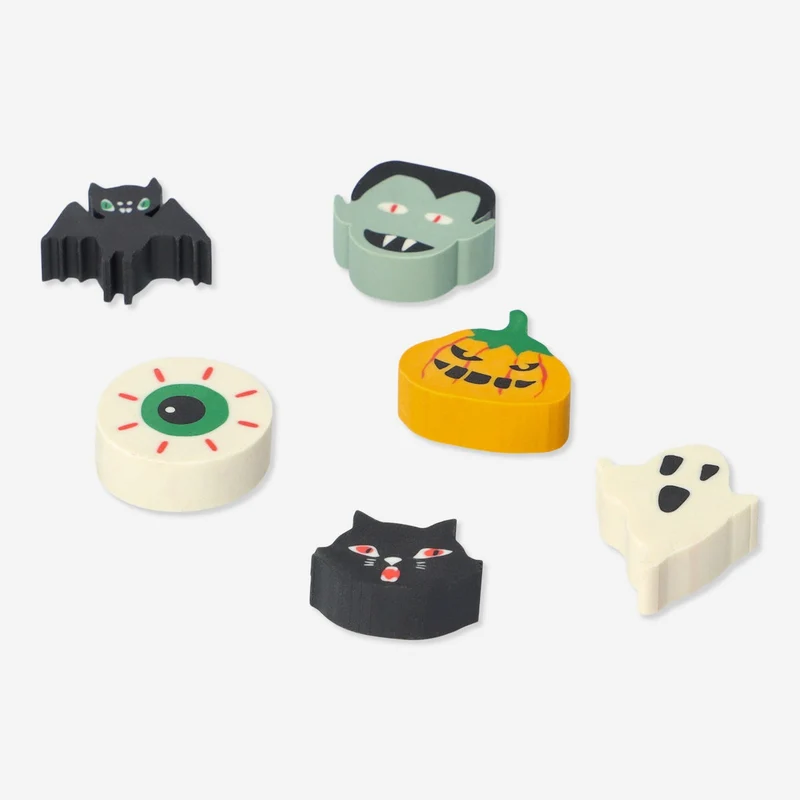 Erasers. 6 pcs