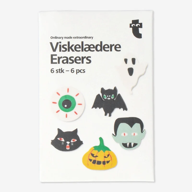 Erasers. 6 pcs