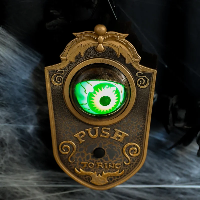 Halloween doorbell with light sound and movement