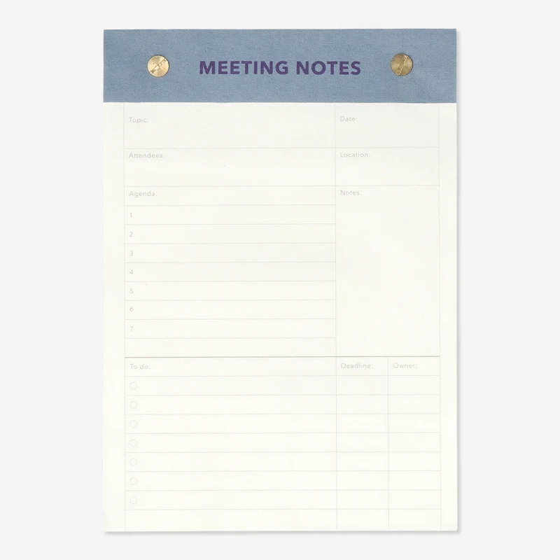 Meeting planner. A5