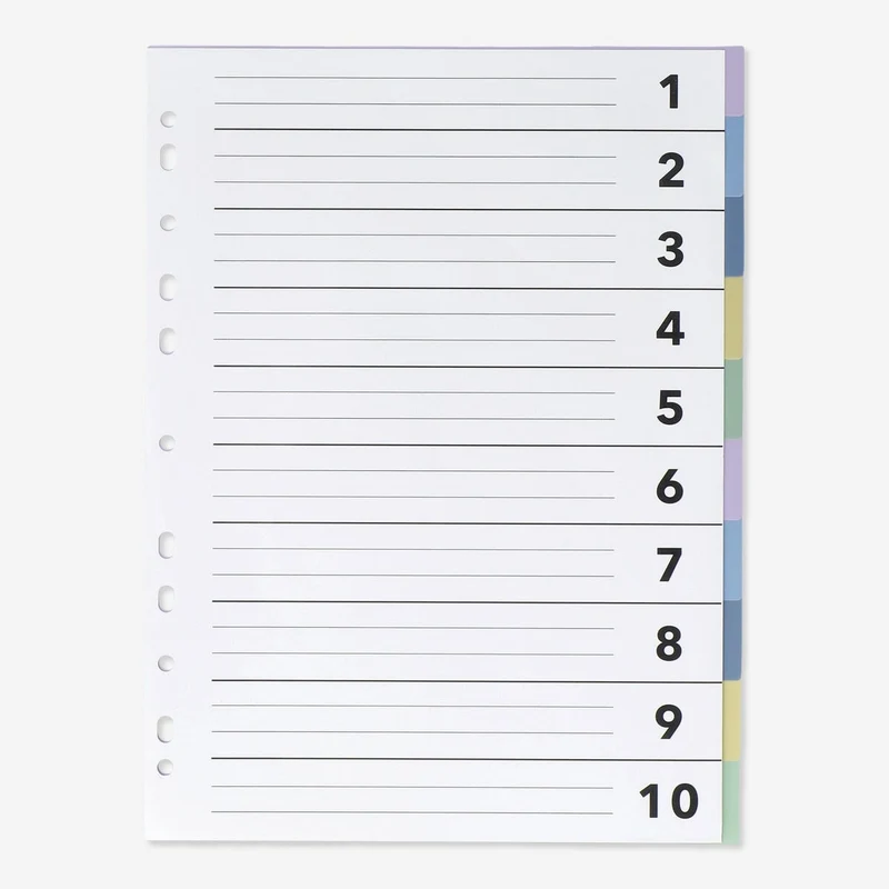 Tab dividers