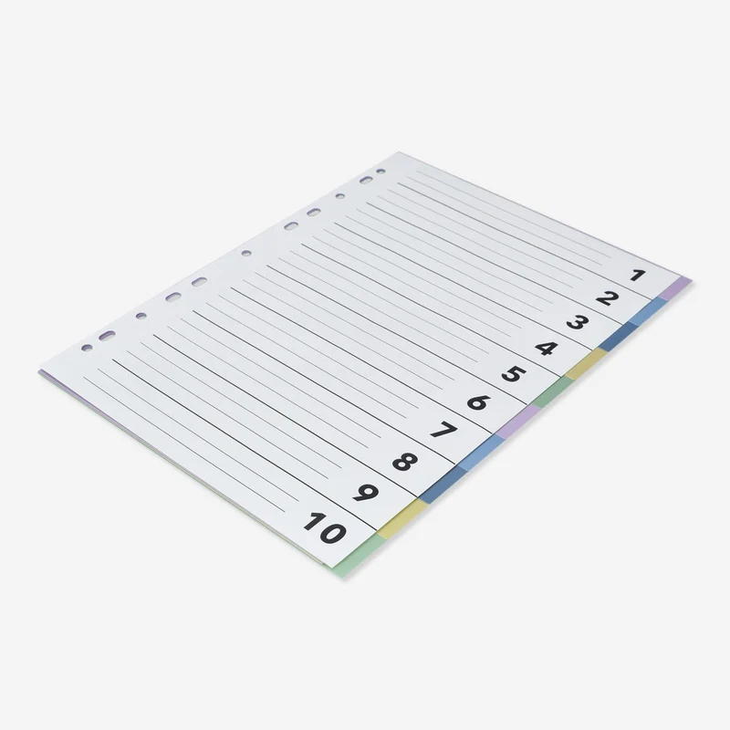 Tab dividers