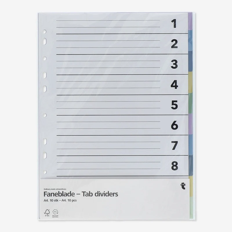 Tab dividers