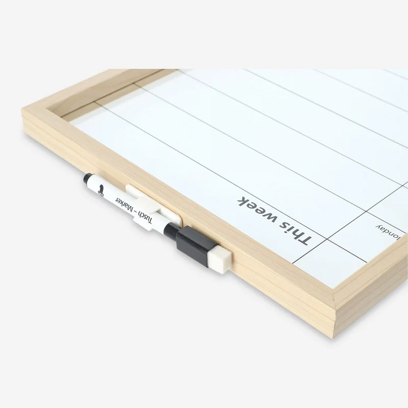 Planner board. With marker