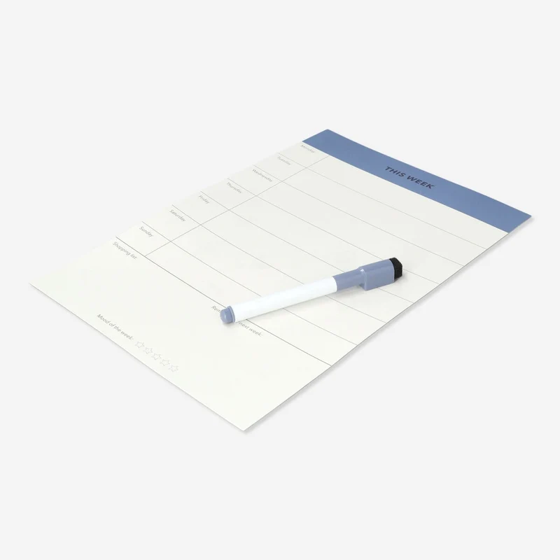 Magnetic board. With marker