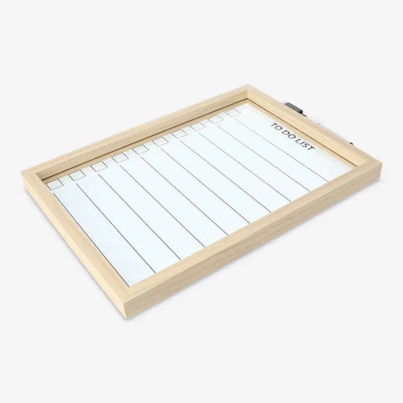 Planner board. With marker
