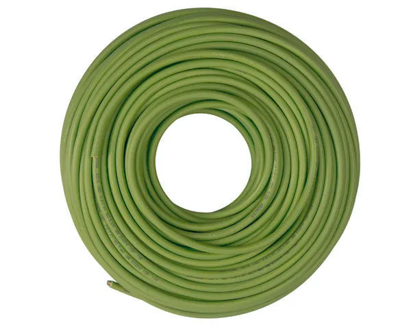 Cavo libero verde per alogeni 5x1,5 mm. 1 m