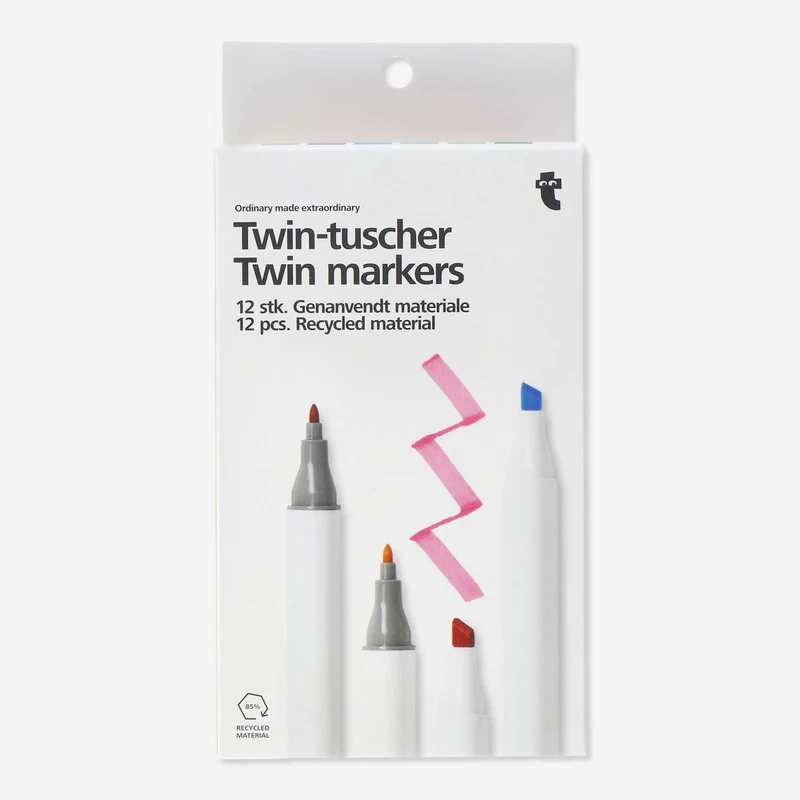 Twin markers. 12 pcs
