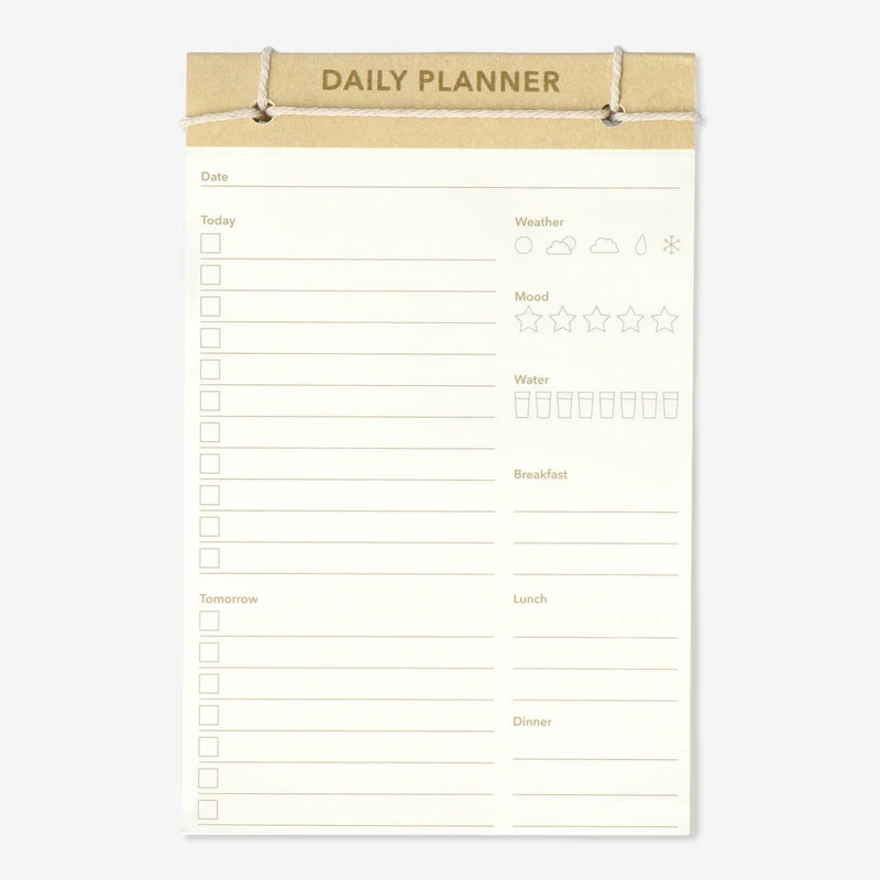 Daily Planner Dad with Wellbeing Tracker - A5