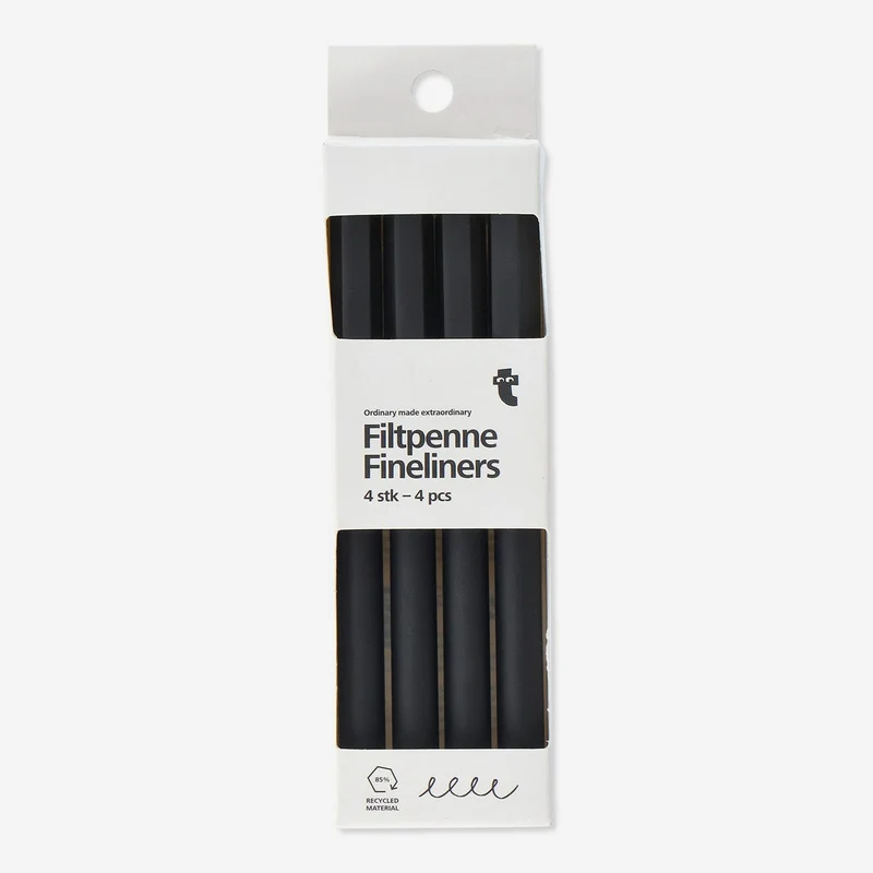 Fineliners. 4 pcs