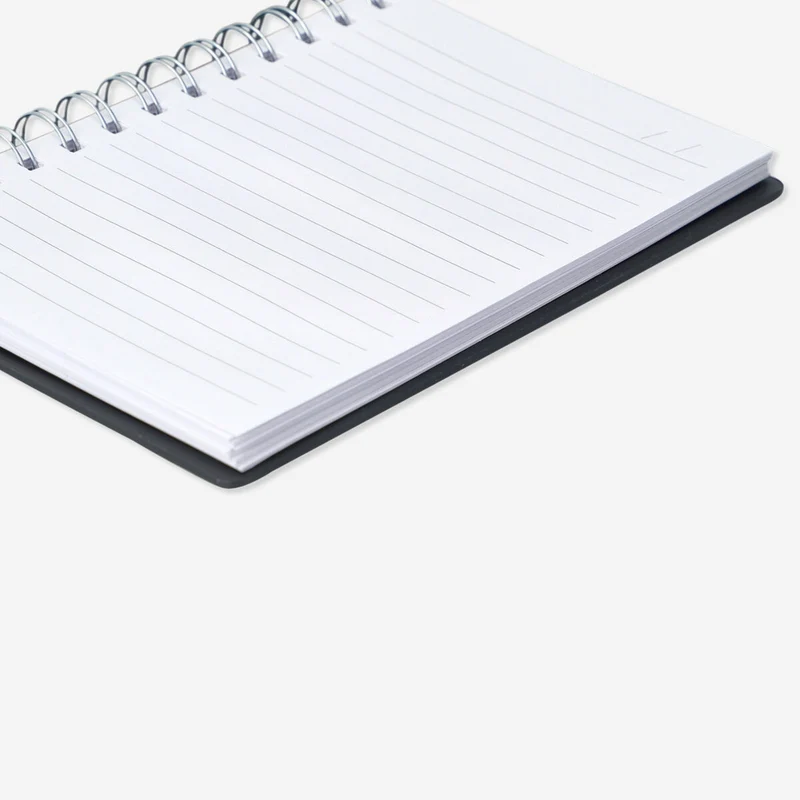 Notebook with calculator. Solar-powered