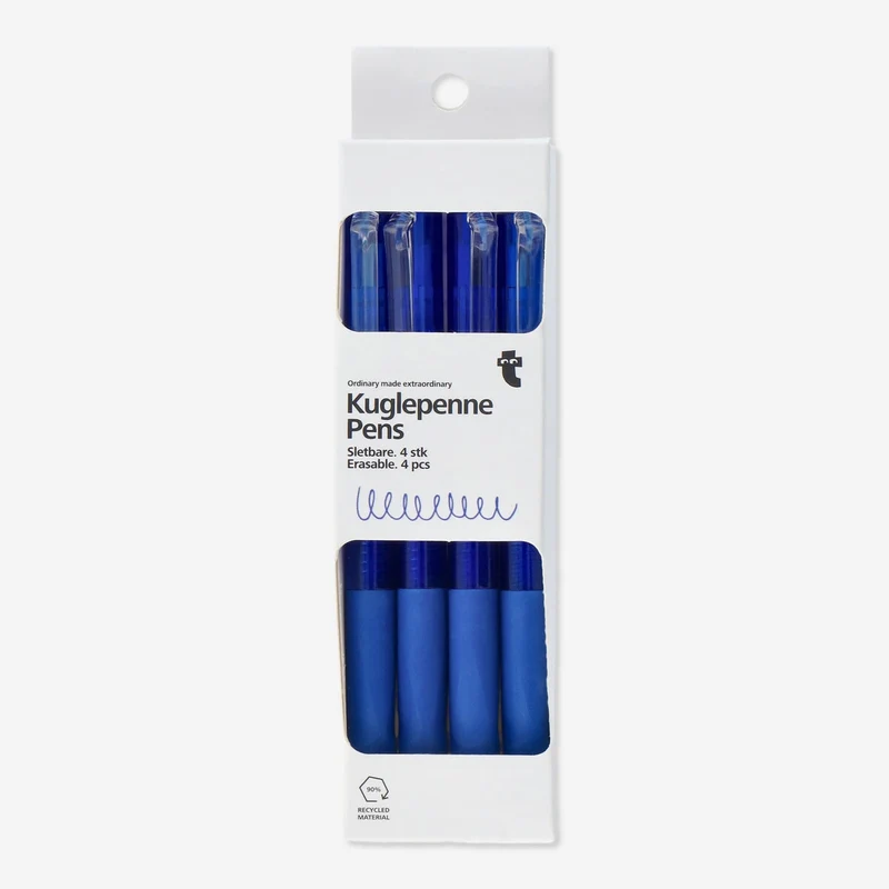 Erasable pens. 4 pcs
