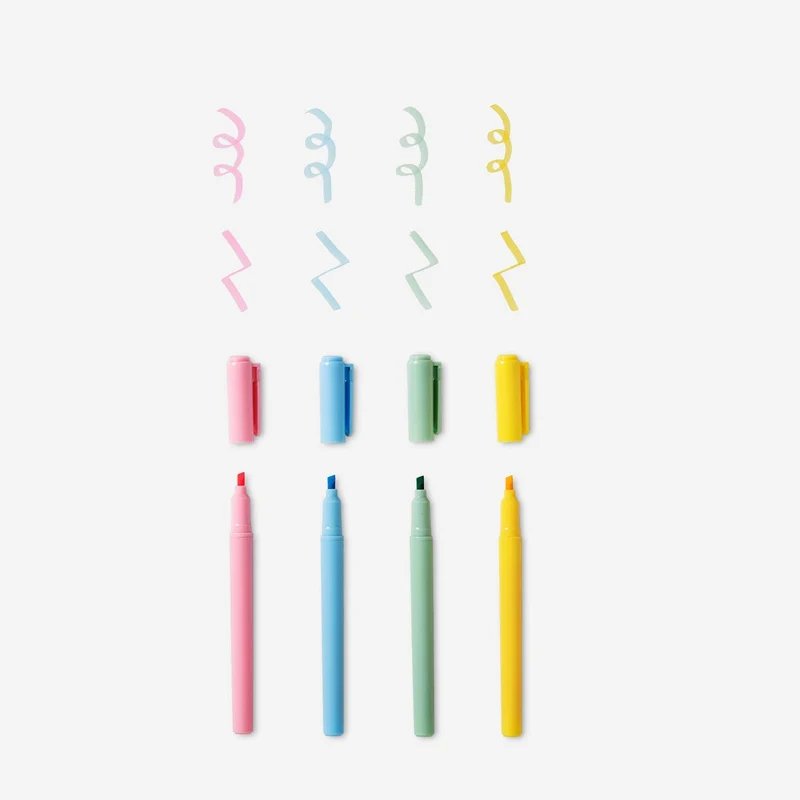 Highlighters. 4 pcs