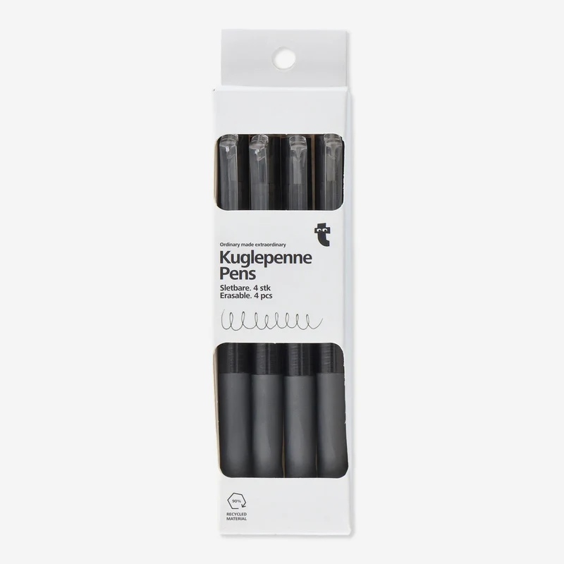 Erasable pens. 4 pcs