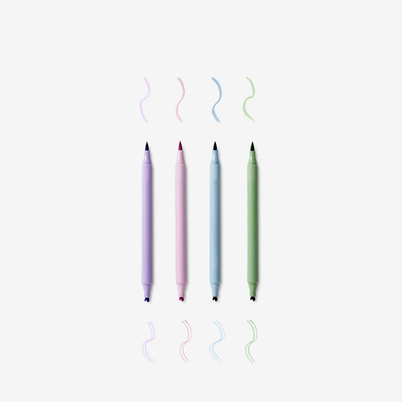 Dual highlighters. 4 pcs