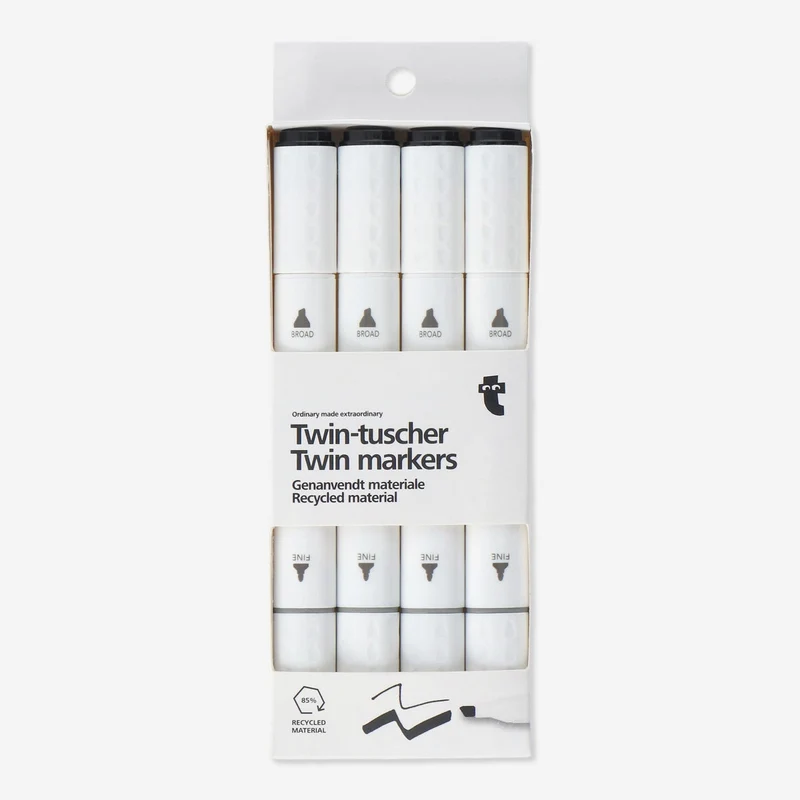 Twin markers. 4 pcs