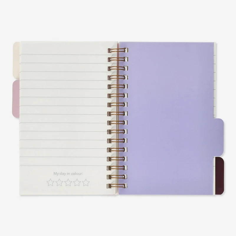 Notebook with page markers. A6