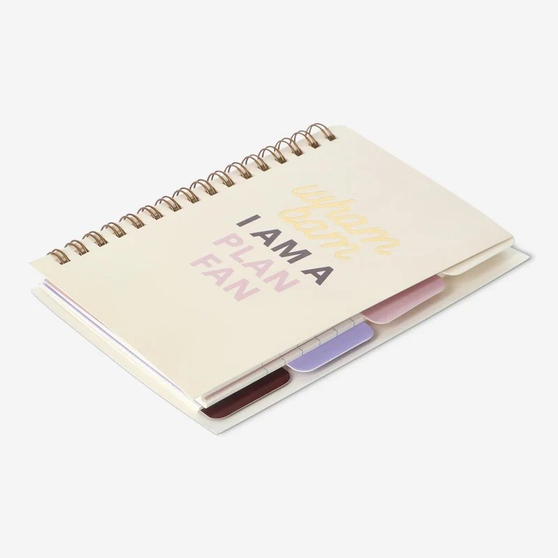Notebook with page markers. A6