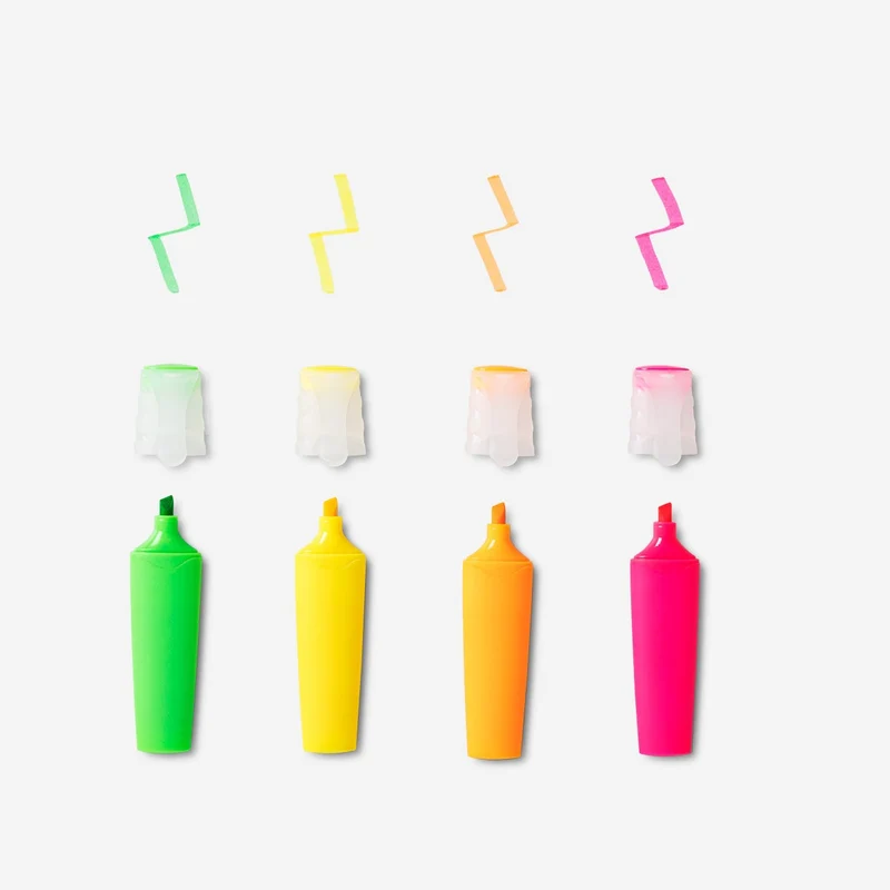 Highlighters. 4 pcs