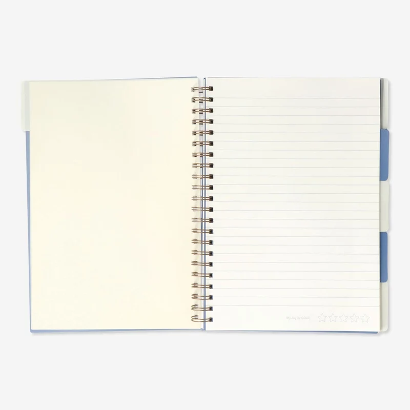 Notebook with page markers. A4